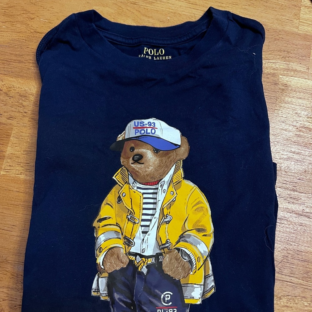 Boys Small Ralph Lauren Polo Bear Tee